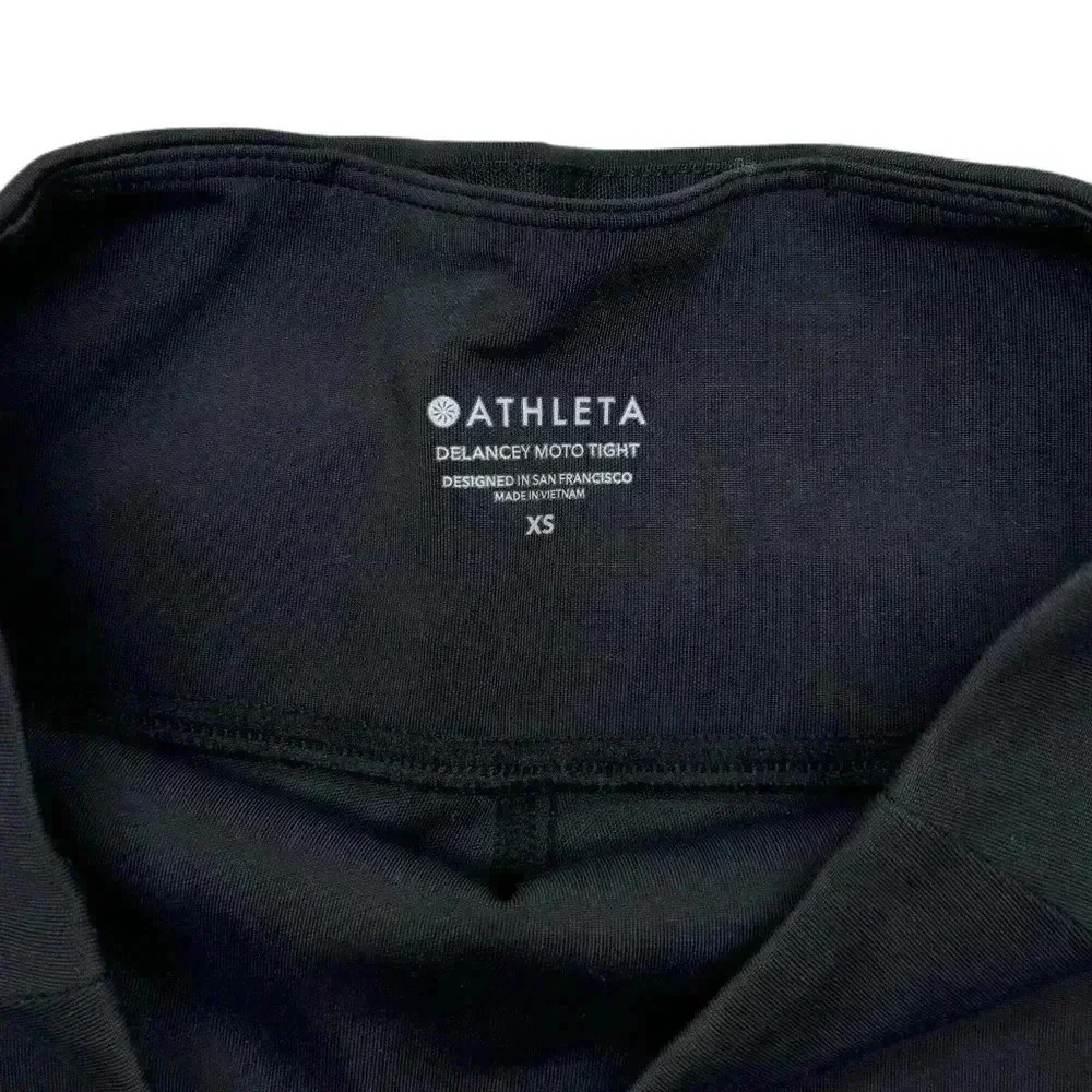 {Athleta} "Delancey Moto Tight" Tight Leggings Pants - Picture 6 of 6